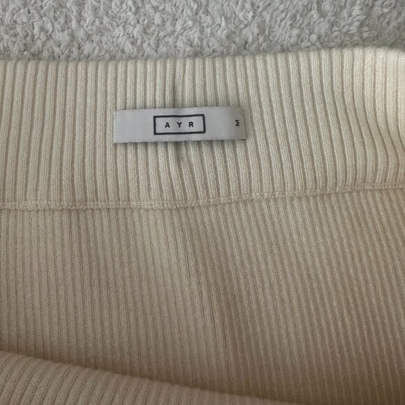 AYR The Curator Ribbed Knit Skirt Size Medium - Picture 5 of 5